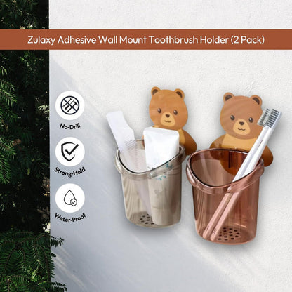 Cute Teddy Bear Toothbrush Holder | 🔥Buy 1 Get 1 Free🔥