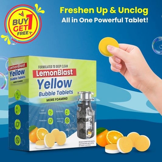 LemonBlast Yellow Bubble Tablets | 🔥Buy 1 Get 1 Free🔥